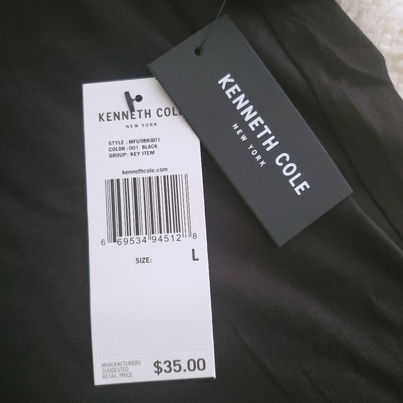 NEW Kenneth Cole New York Blur-Monogram Tee - Picture 5 of 5